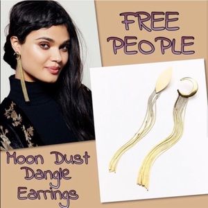 🆕FREE PEOPLE - MOON DUST DANGLE EARRINGS